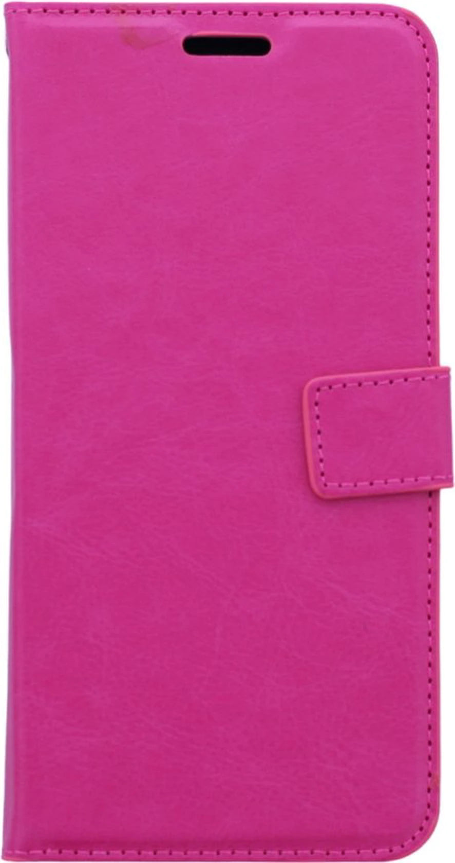 Bookcase Geschikt voor: Samsung Galaxy A05s Roze - Portemonnee hoesje met 2x Glas Screen protector - Book Cover