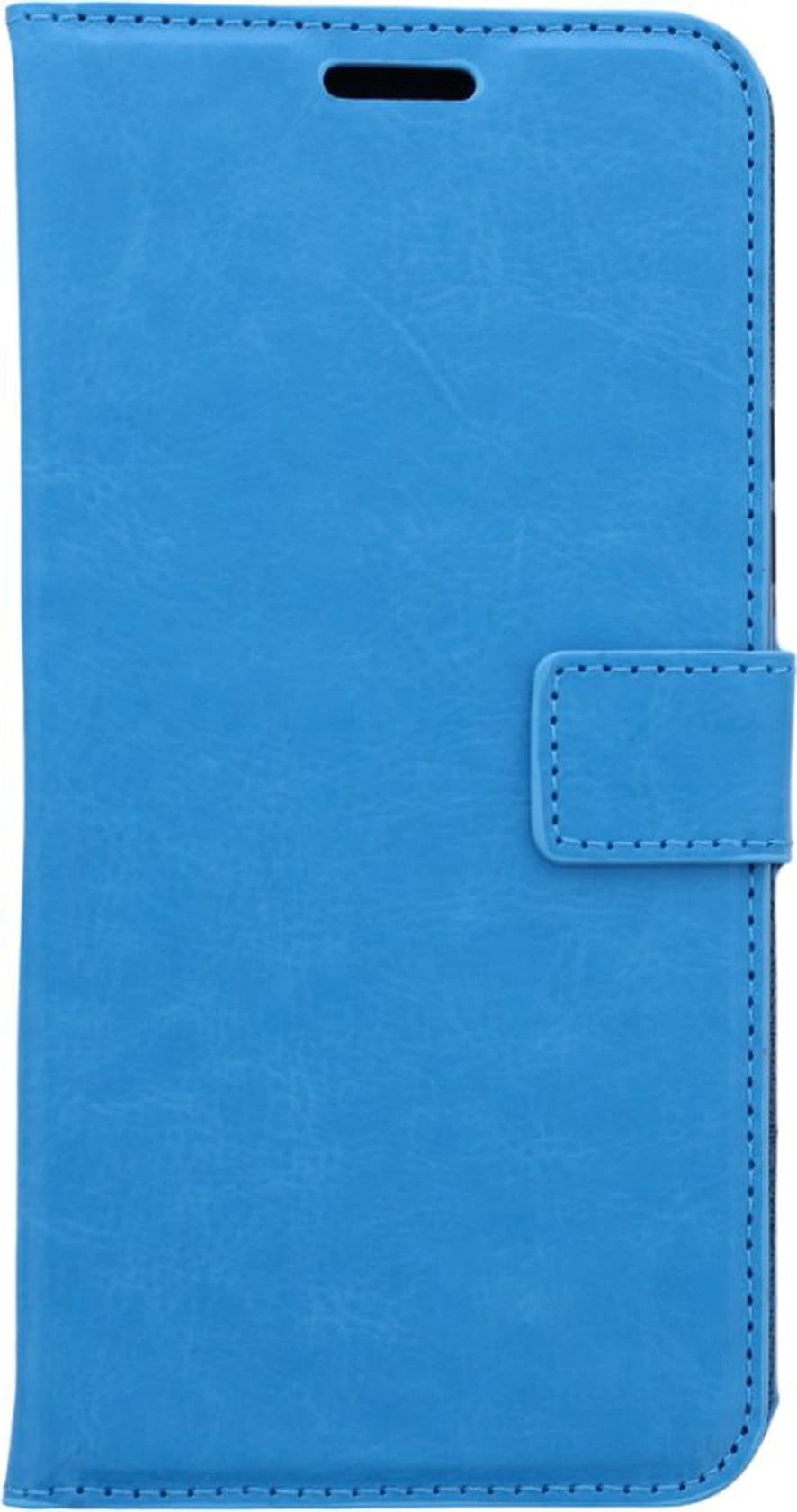 Bookcase Geschikt voor: Samsung Galaxy A05s Turquoise - Portemonnee hoesje met 2x Glas Screen protector - Book Cover