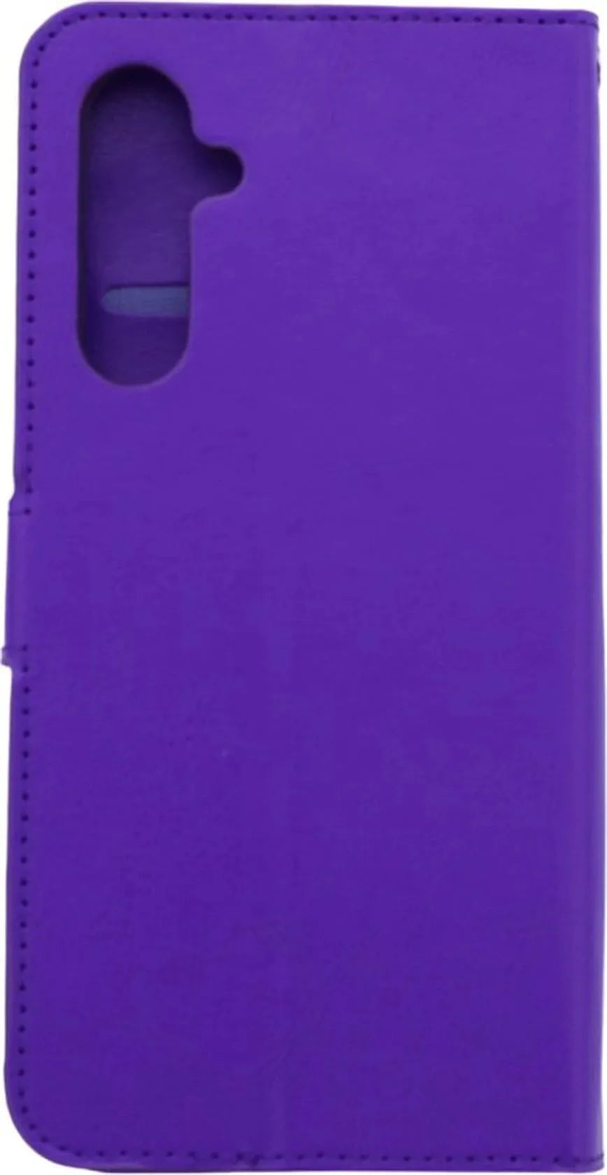 Samsung Galaxy A05 Hoesjes – Portemonnee Bookcase – Magneetsluiting – 2x Gehard Glas Screenprotector – Paars-Ilumina Benelux