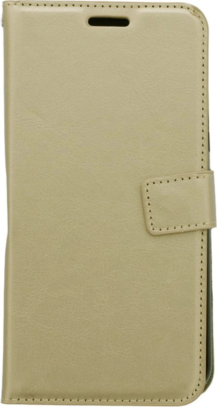 Samsung Galaxy S23 Hoesjes – Portemonnee Bookcase – Magneetsluiting – 2x Gehard Glas Screenprotector – Goud