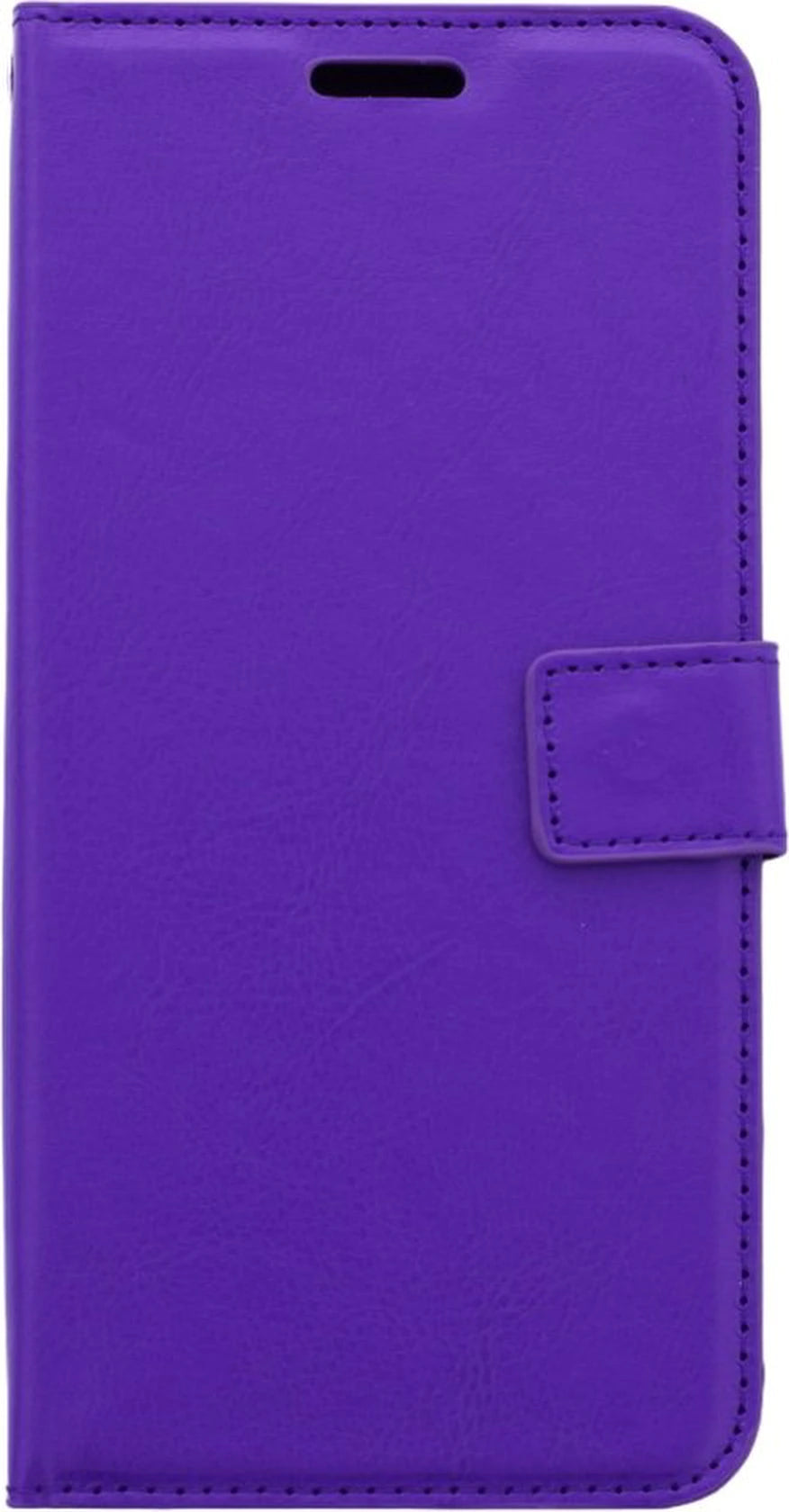 Samsung Galaxy S23 Hoesjes – Portemonnee Bookcase – Pasjeshouder – 2x Gehard Glas Screenprotector – Paars