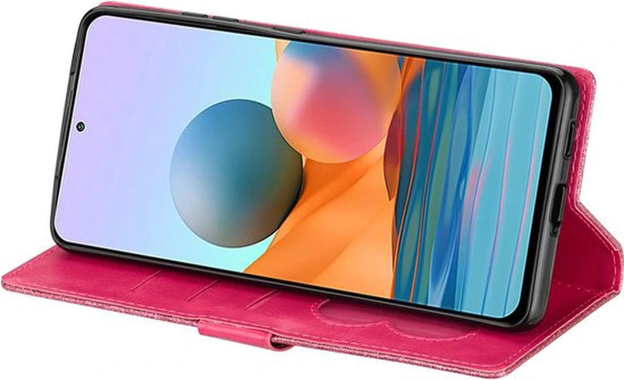 Samsung Galaxy A55 Hoesjes – Glitter Portemonnee Case – Rits – Koord – Pasjeshouder – Roze