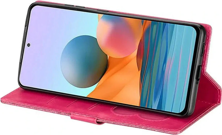 Samsung Galaxy S23 FE Hoesjes – Glitter Portemonnee Case – Rits, Koord & Pasjeshouder – Roze-Ilumina Benelux