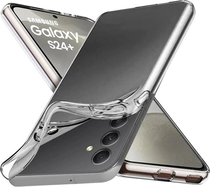 Samsung Galaxy S24 Hoesjes – Siliconen Backcover – Transparant – Soft Silicone – Schokbestendig-Ilumina Benelux