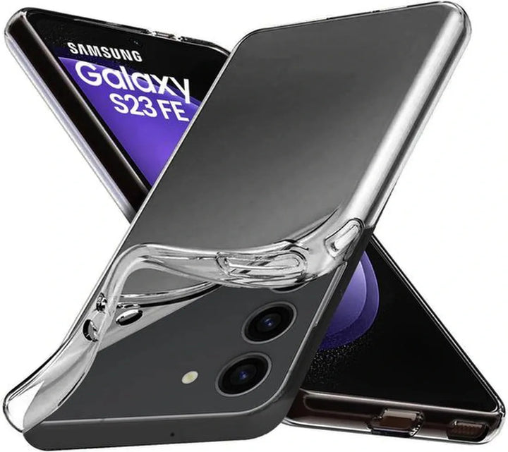 Samsung Galaxy S23 FE Hoesjes – Siliconen Backcover – Transparant – Soft Grip – Beschermend-Ilumina Benelux