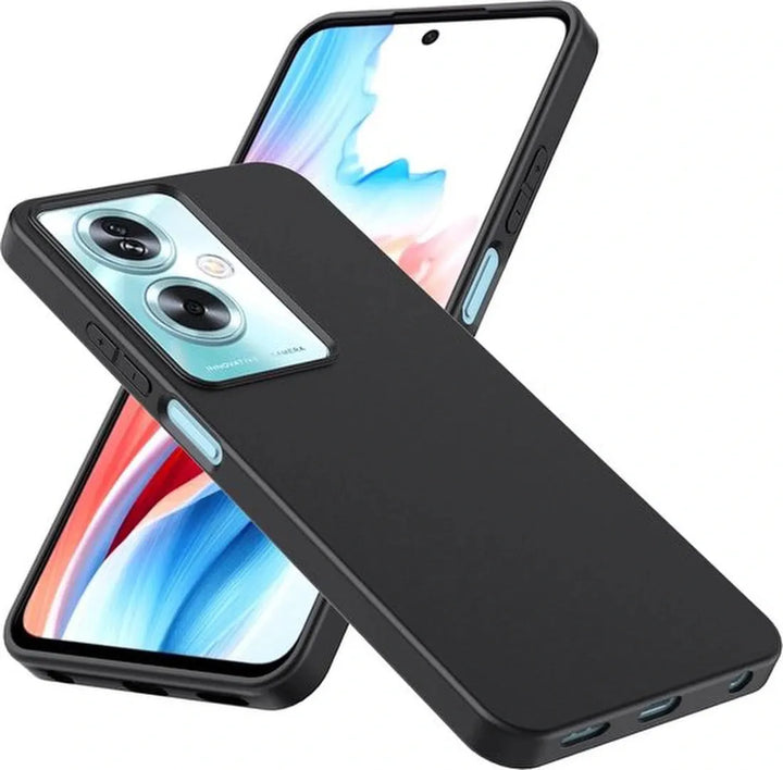 OPPO A79 5G Hoesjes – Siliconen Backcover – Soft TPU – Schokbestendig – Zwart-Ilumina Benelux