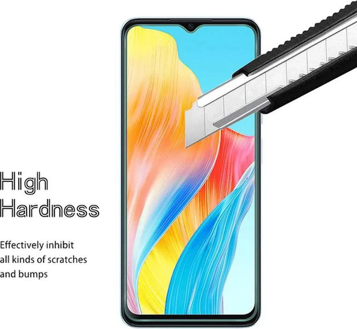 Oppo A58 5G / A78 5G Hoesjes – Siliconen Backcover – Schokbestendig – Transparant – Incl. 3x Screenprotector-Ilumina Benelux