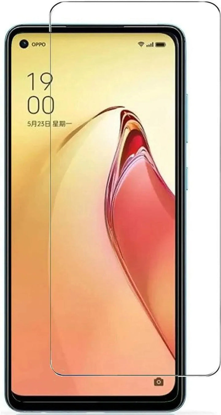 OPPO Reno 8 Hoesjes – Transparante TPU Siliconen Backcover – Soft Case – Inclusief 2x Gehard Glas Screenprotector-Ilumina Benelux