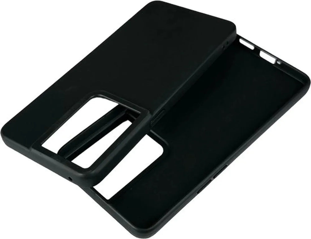 OPPO Reno 8 Hoesjes – TPU Siliconen Backcover – Soft Case – 2x Screenprotector Gehard Glas – Zwart-Ilumina Benelux