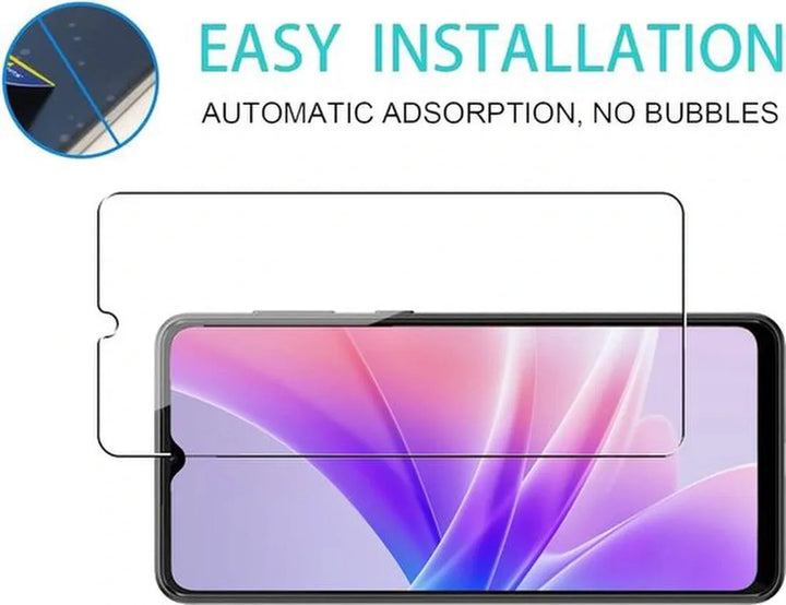 Oppo A77 5G Hoesjes – TPU Siliconen Backcover – Soft Case – Incl. Gehard Glas Screenprotector – Zwart-Ilumina Benelux