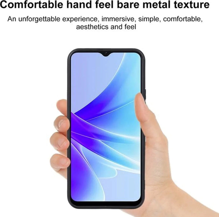 Oppo A77 5G Hoesjes – TPU Siliconen Backcover – Soft Case – Inclusief 3x Gehard Glas Screenprotector – Zwart-Ilumina Benelux