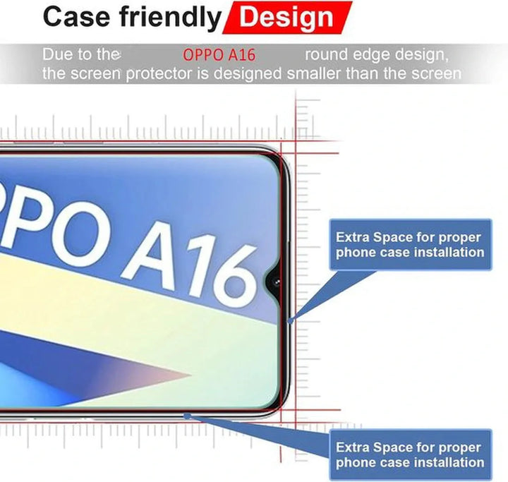 Oppo A16/A16s/A54s Hoesjes – TPU Siliconen Backcover – Soft Case – 2x Gehard Glas Screenprotector – Zwart-Ilumina Benelux
