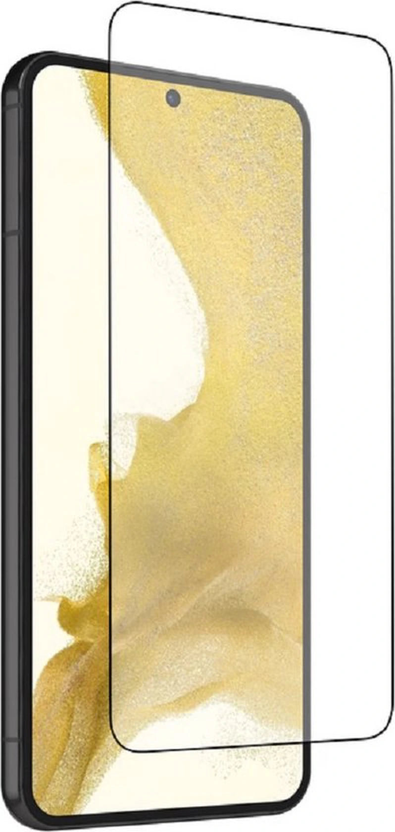 Samsung Galaxy S23 Hoesjes – Soft Silicone Backcover – Schokbestendig – Inclusief 2x Screenprotector – Zwart