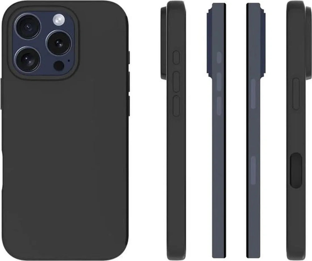 iPhone 13 Mini Hoesjes – Siliconen Backcover – Inclusief 2x Screenprotector Gehard Glas & 2x Camera Lens Protector – Zwart-Ilumina Benelux