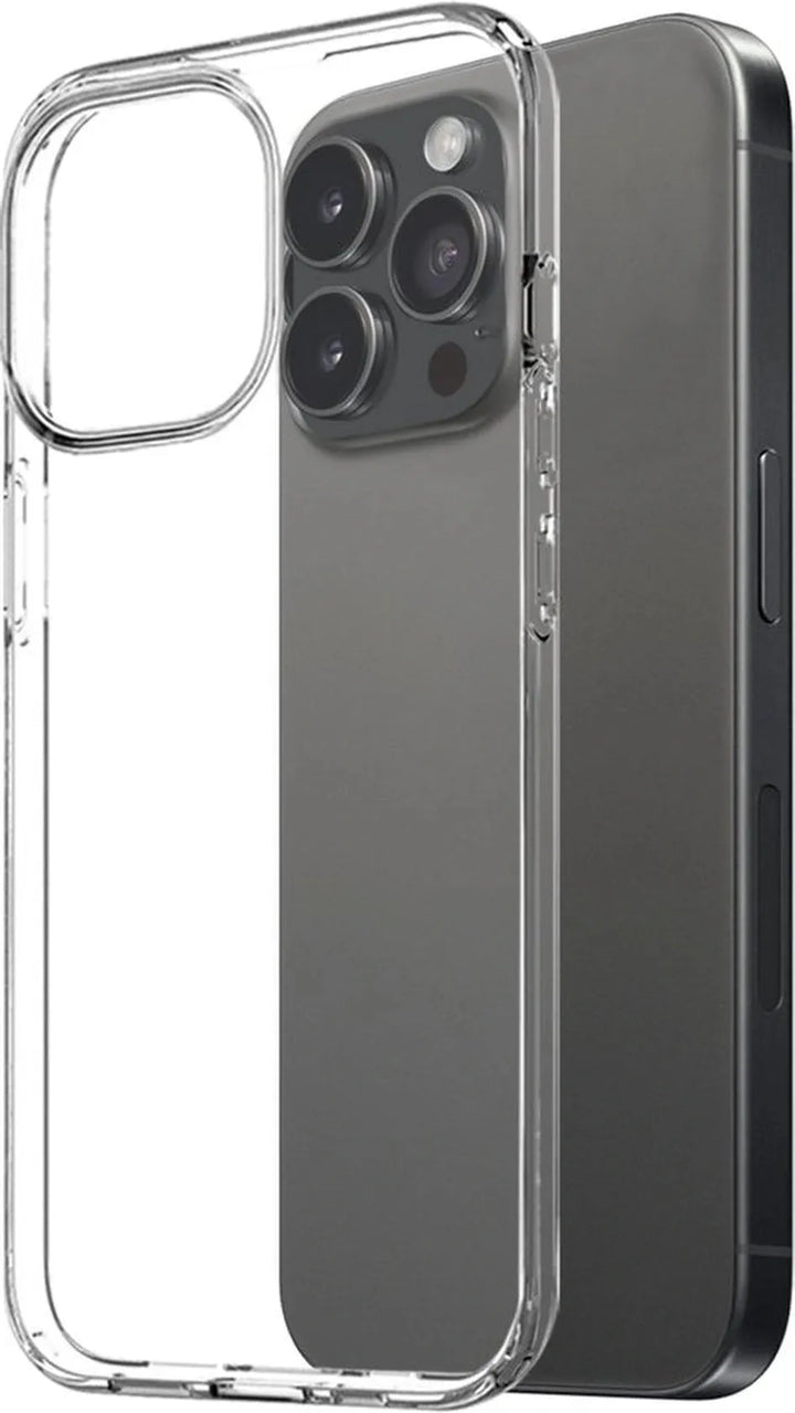 iPhone 14 Plus Hoesjes – Siliconen Backcover – Transparant – 2x Screenprotector Gehard Glas – 2x Camera Lens Protector-Ilumina Benelux
