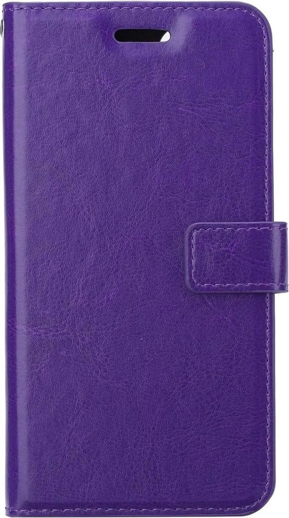 iPhone 15 Plus Hoesjes – Portemonnee Hoes – Pasjeshouder – 1x Screenprotector Gehard Glas – Paars-Ilumina Benelux