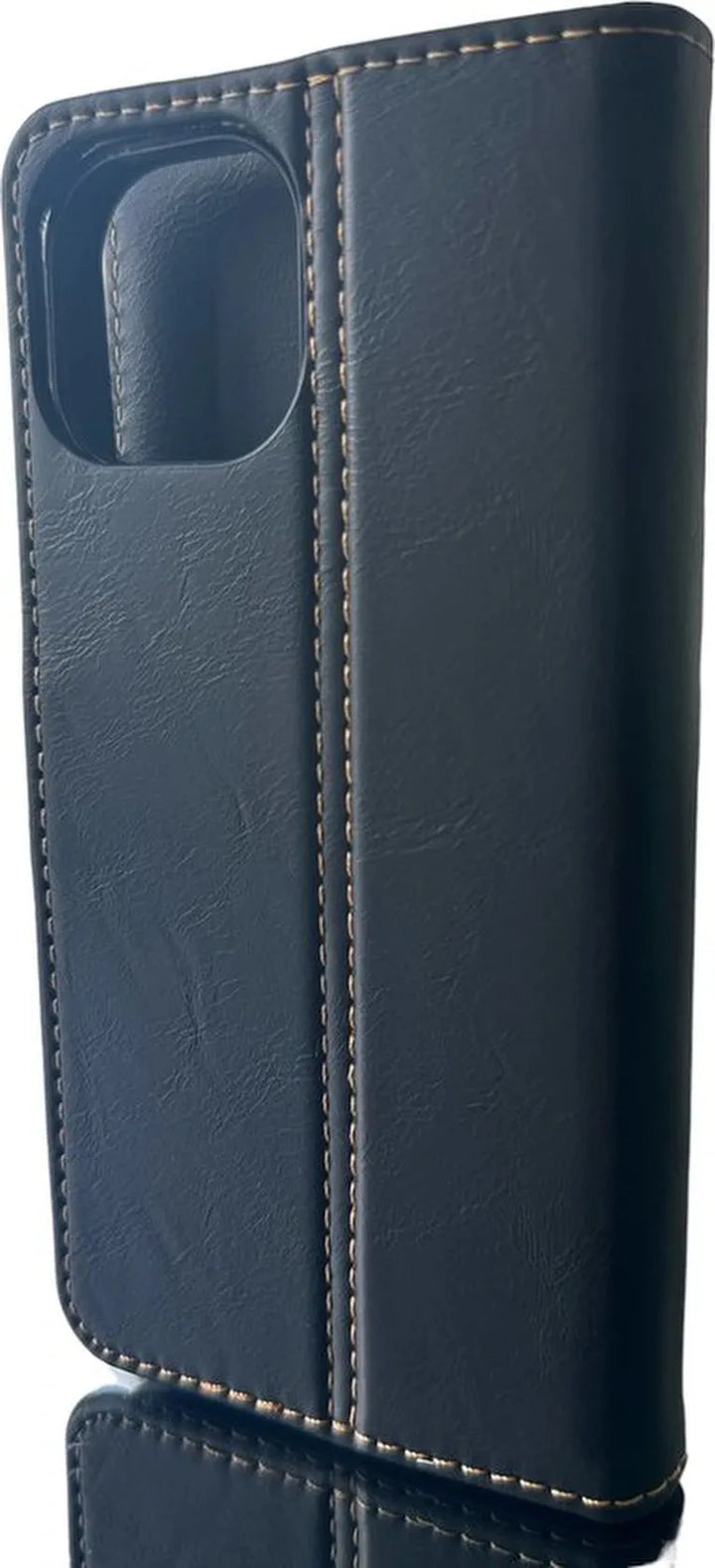 iPhone 16 Pro Max Hoesjes – Bookcase Portemonnee Hoes – Magneetsluiting – Pasjeshouder – Zwart-Ilumina Benelux