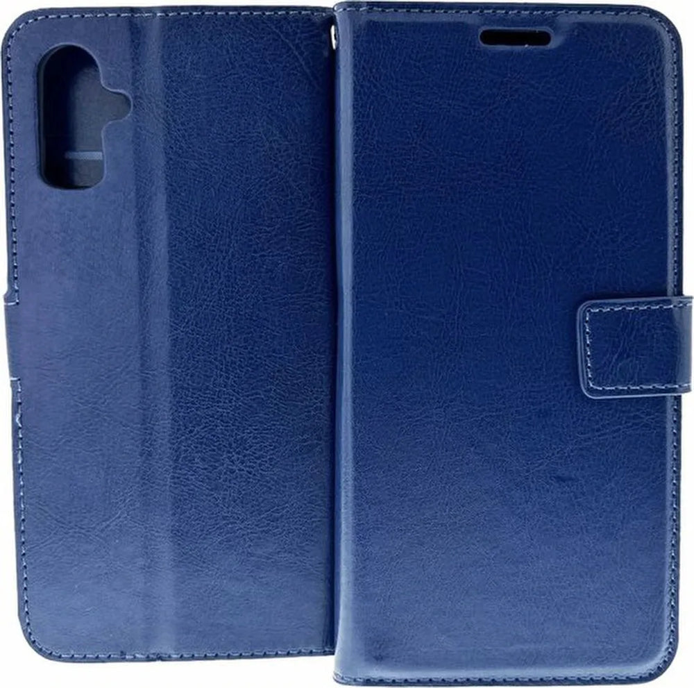 iPhone 16 Plus Hoesjes – Portemonnee Hoes – Pasjeshouder – Magneetsluiting – Blauw-Ilumina Benelux