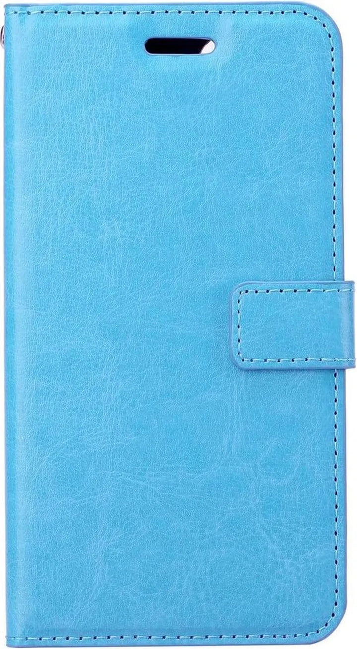 iPhone 16 Hoesjes – Portemonnee Hoes – Pasjeshouder – 2x Screenprotector – Turquoise-Ilumina Benelux
