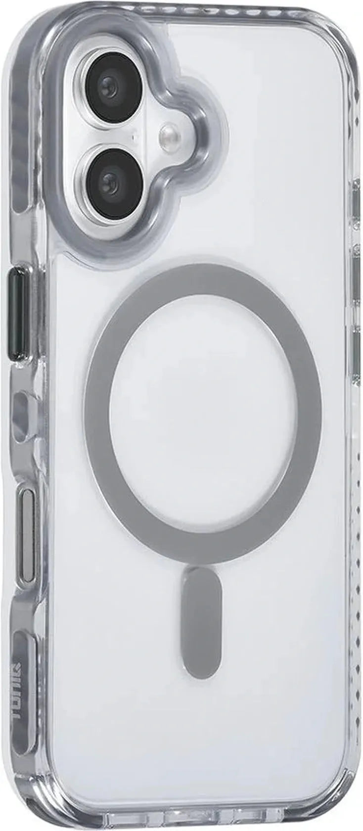 iPhone 16 Hoesjes – MagSafe Backcover – Hoes met Koord – Grijs-Ilumina Benelux