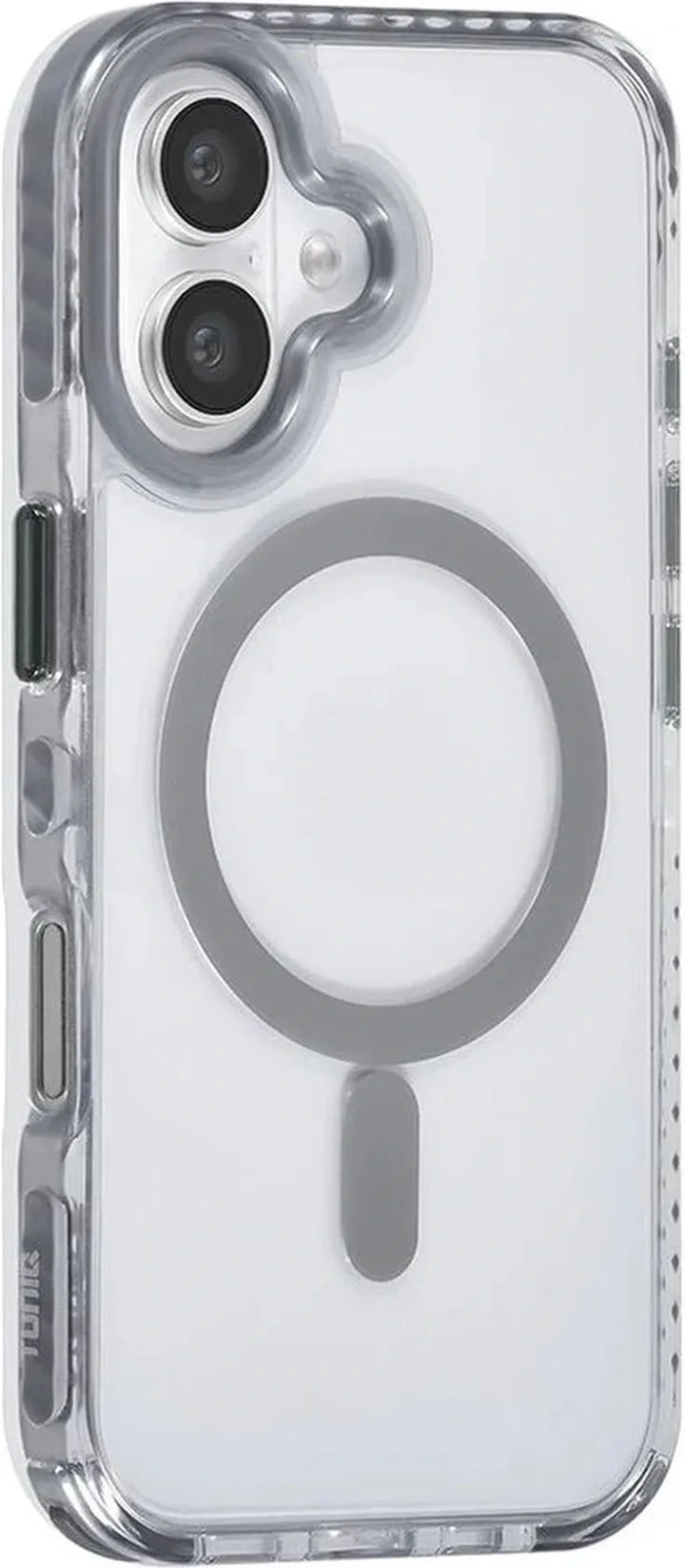iPhone 16 Hoesjes – MagSafe Backcover – Hoes met Koord – Grijs-Ilumina Benelux