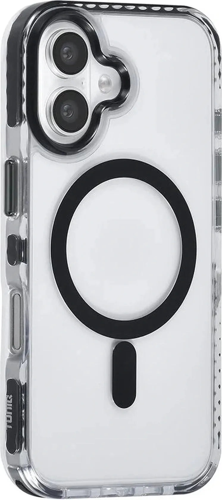 iPhone 16 Plus Hoesjes – MagSafe Backcover – Hoes met Koord – Zwart-Ilumina Benelux