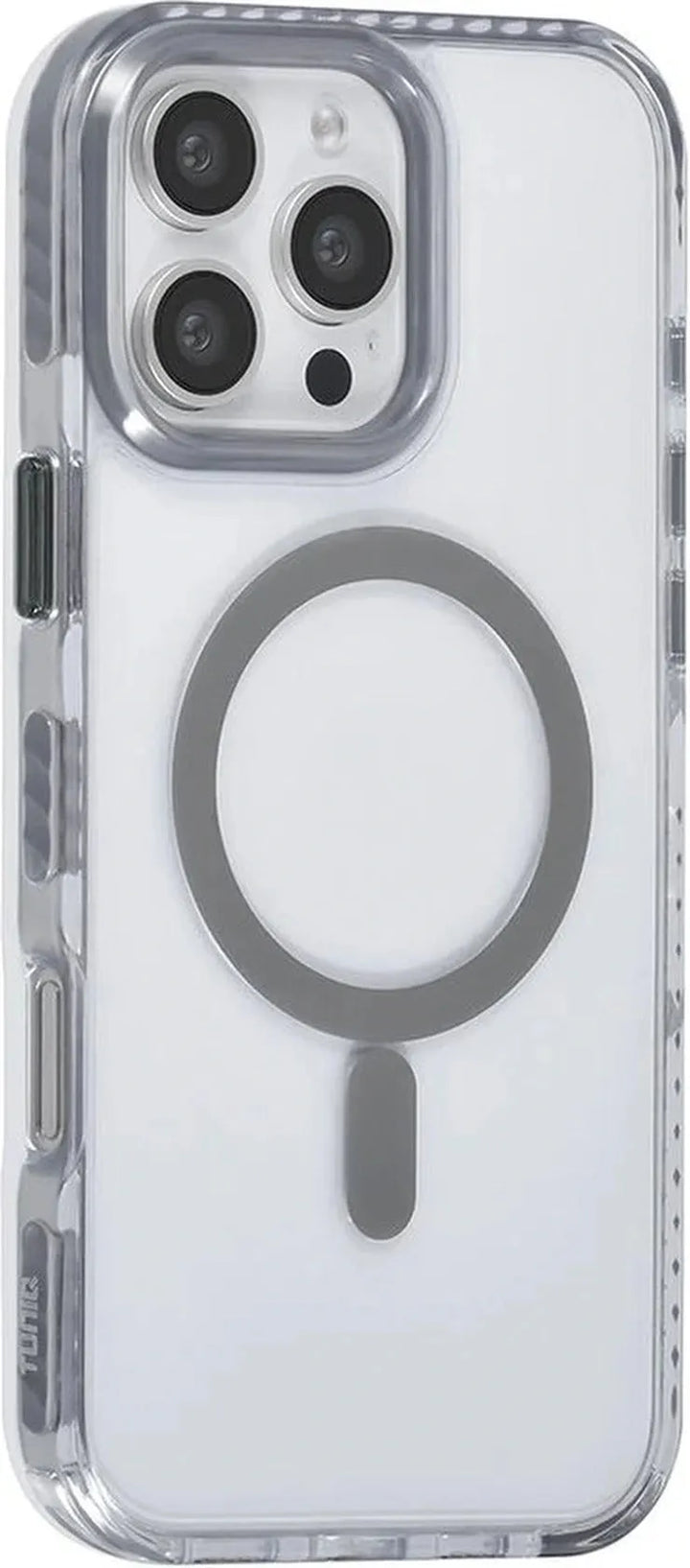 iPhone 16 Pro Hoesjes – MagSafe Backcover – Hoes met Koord – Grijs-Ilumina Benelux