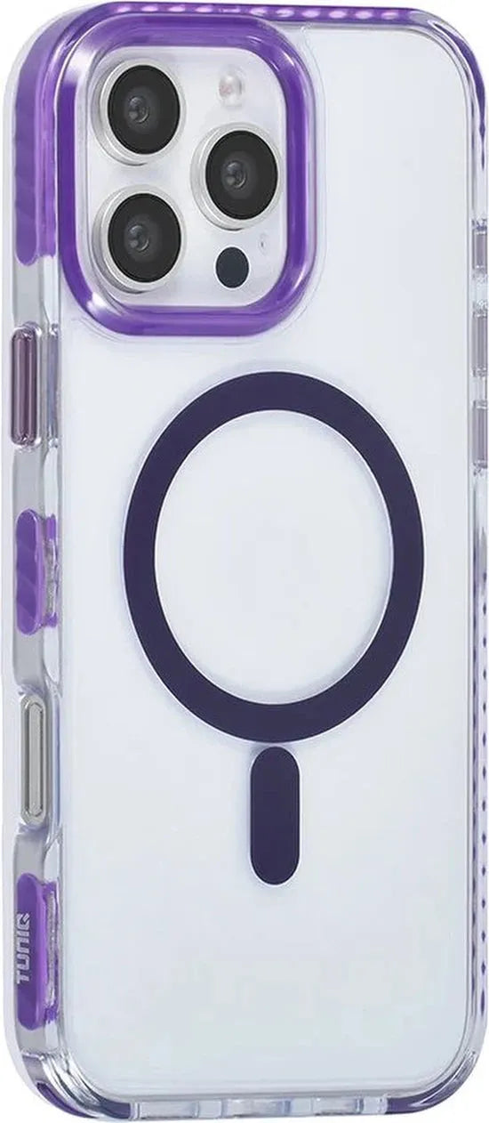 iPhone 16 Pro Hoesjes – MagSafe Backcover – Hoes met Koord – Paars-Ilumina Benelux