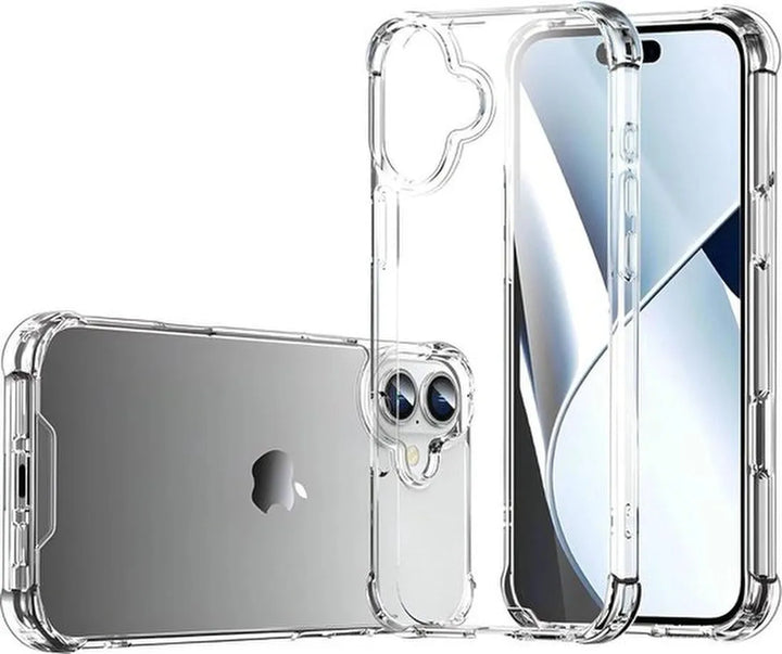 iPhone 16 Hoesjes – Crystal Clear Backcover – Schokbestendig – Transparant-Ilumina Benelux