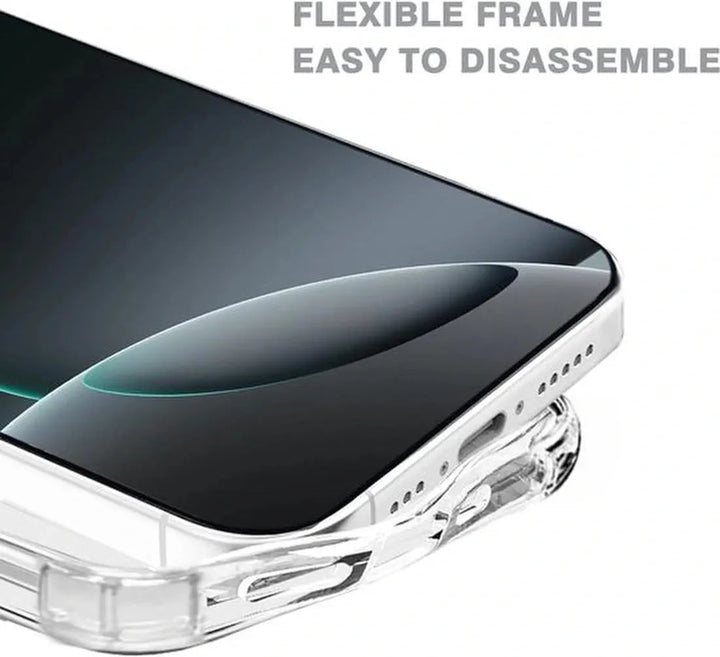 iPhone 16 Pro Hoesjes – Crystal Clear Backcover – Schokbestendig – Inclusief Screenprotector – Transparant-Ilumina Benelux