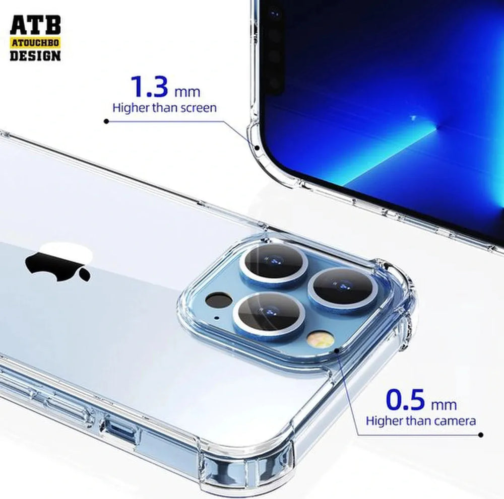 iPhone 15 Pro Max Hoesjes – Crystal Clear Backcover – Schokbestendig – Transparant-Ilumina Benelux