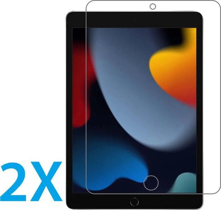 Screenprotector – Geschikt voor iPad 10.2 (2019/2020/2021) – 2x Gehard Glas – Anti-kras-tabletscreenprotectors-Ilumina Benelux