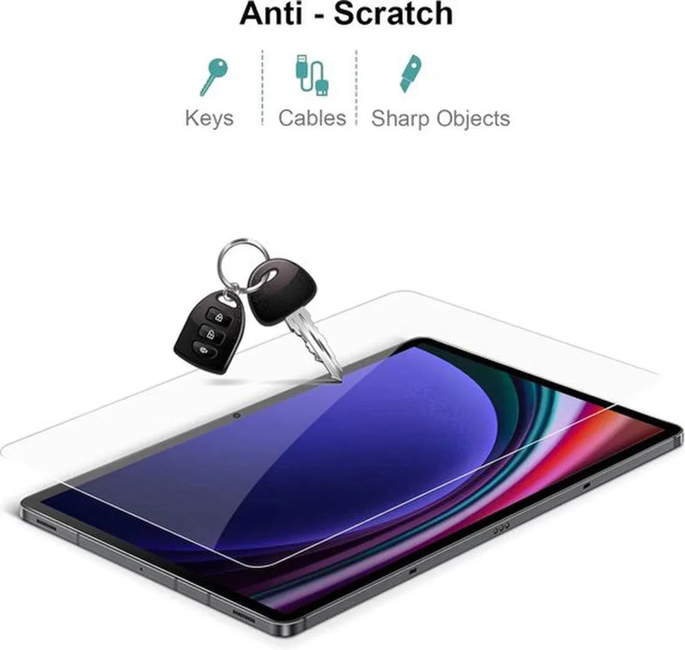 Screenprotector – Geschikt voor Samsung Galaxy Tab S9 Ultra/S10 Ultra/S11 Ultra – Gehard Glas – Anti-kras – 2-Pack-tabletscreenprotectors-Ilumina Benelux