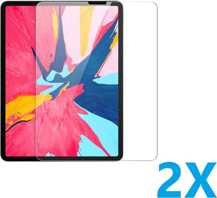 Screenprotector – Geschikt voor iPad Pro 12.9 2018/2020/2021/2022 – 2x Gehard Glas – Anti Kras-tabletscreenprotectors-Ilumina Benelux