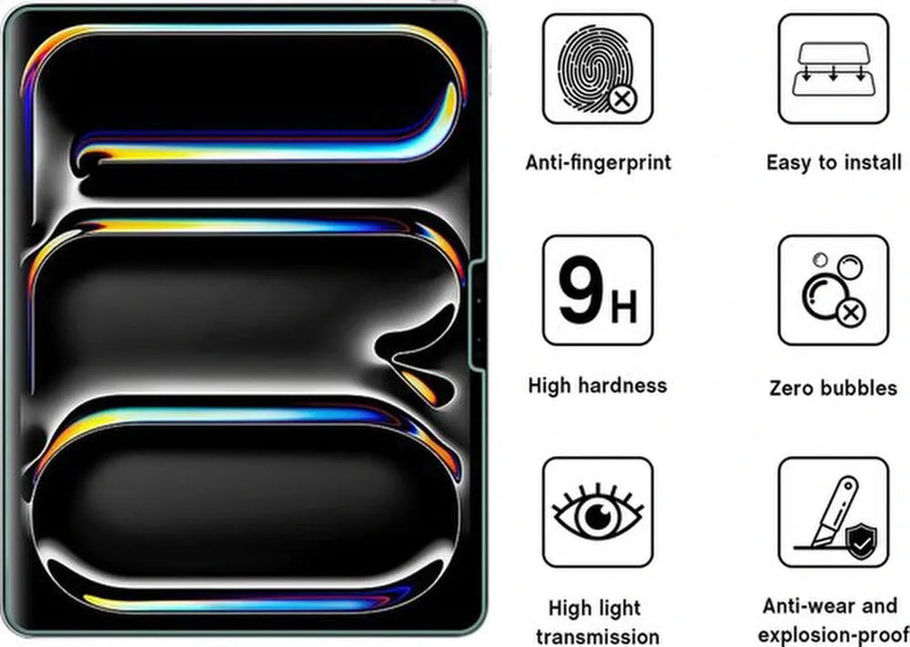 Screenprotector – Geschikt voor iPad Pro 11 (2024) – Gehard Glas – Anti-kras – 5-Pack-tabletscreenprotectors-Ilumina Benelux