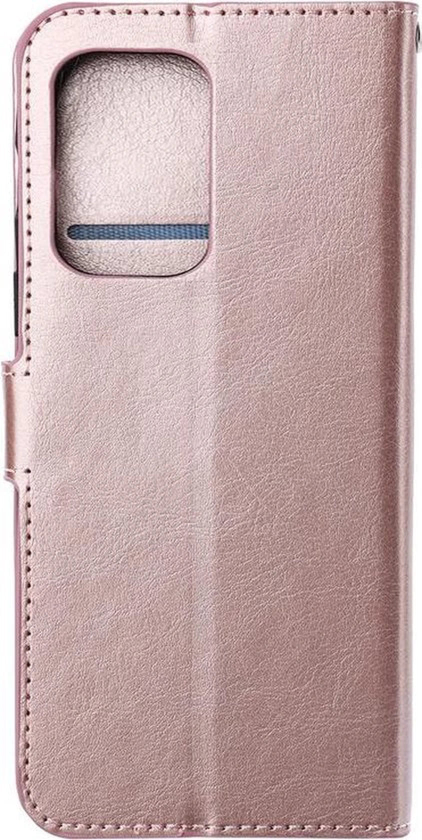 Motorola Moto Edge 40 Hoesjes – Portemonnee Bookcase – Pasjeshouder – Magneetsluiting – Roségoud