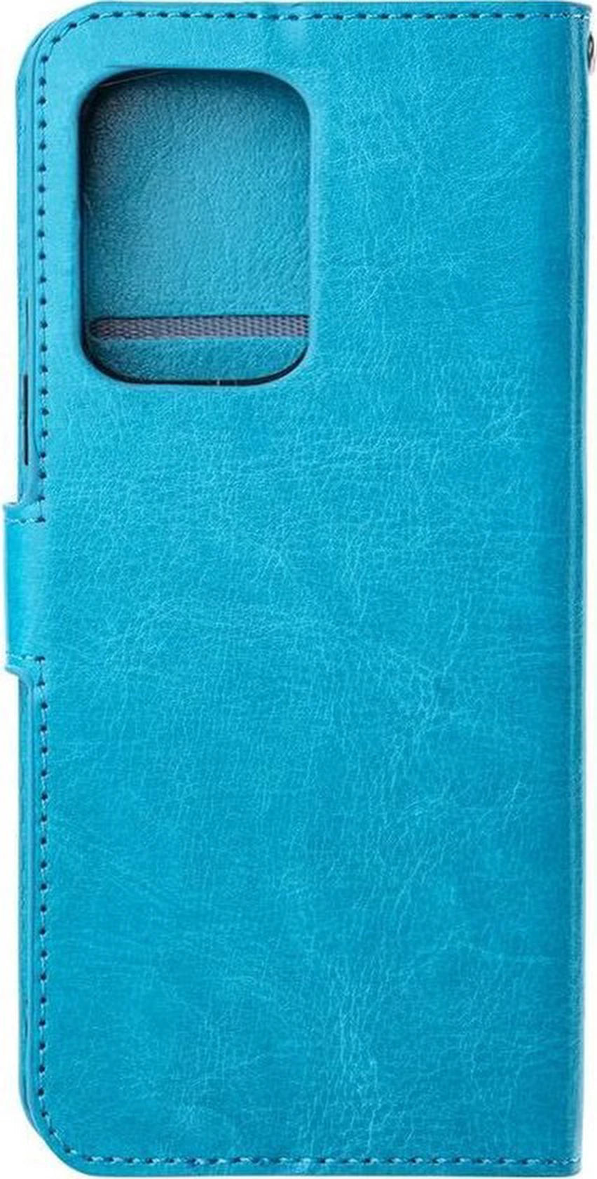 Bookcase Geschikt voor: Motorola Moto Edge 40 - Turquoise - Portemonnee hoesje - Book Cover