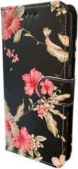 Samsung Galaxy S22 Hoesjes – Bookcase Portemonnee Hoes – Magneetsluiting – Pasjeshouder – Bloemenprint