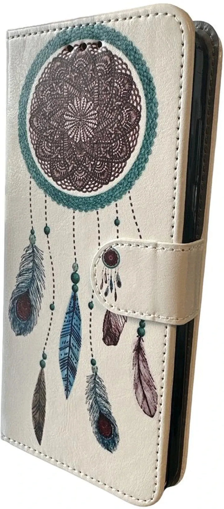 Samsung Galaxy A53 Hoesjes – Bookcase Portemonnee Hoes – Magneetsluiting – Pasjeshouder – Droomvanger Print-Ilumina Benelux