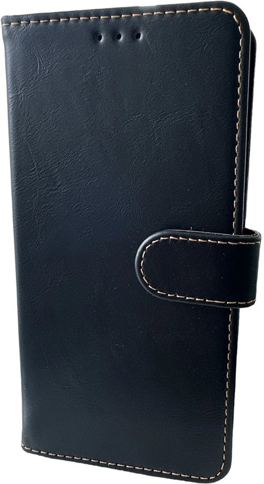 Elite Bookcase Geschikt voor: Samsung Galaxy A17 5G & Samsung Galaxy A26 Hoesje met Magnetische Sluiting en Pasjeshouder - Zwart