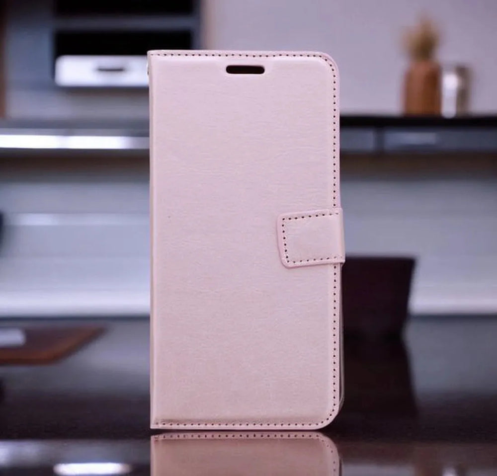 Samsung Galaxy A17 5G Hoesjes – Portemonnee Bookcase – Pasjeshouder – Magneetsluiting – Roségoud-Ilumina Benelux