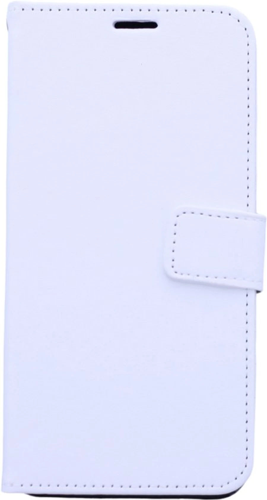 Bookcase Geschikt voor: Samsung Galaxy A17 5G & Samsung Galaxy A26 Wit - Portemonnee hoesje met 2x Glas Screen protector - Book Cover