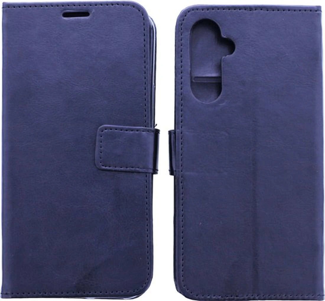 Samsung Galaxy S25 Hoesjes – Portemonnee Hoes – Pasjeshouder – Magneetsluiting – Zwart