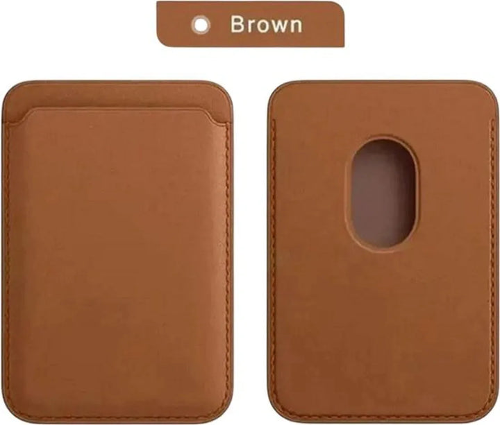 iPhone 13 Pro Hoesjes – Anti-shock Backcover met MagSafe – Magnetische Pasjeshouder – Bruin-Ilumina Benelux