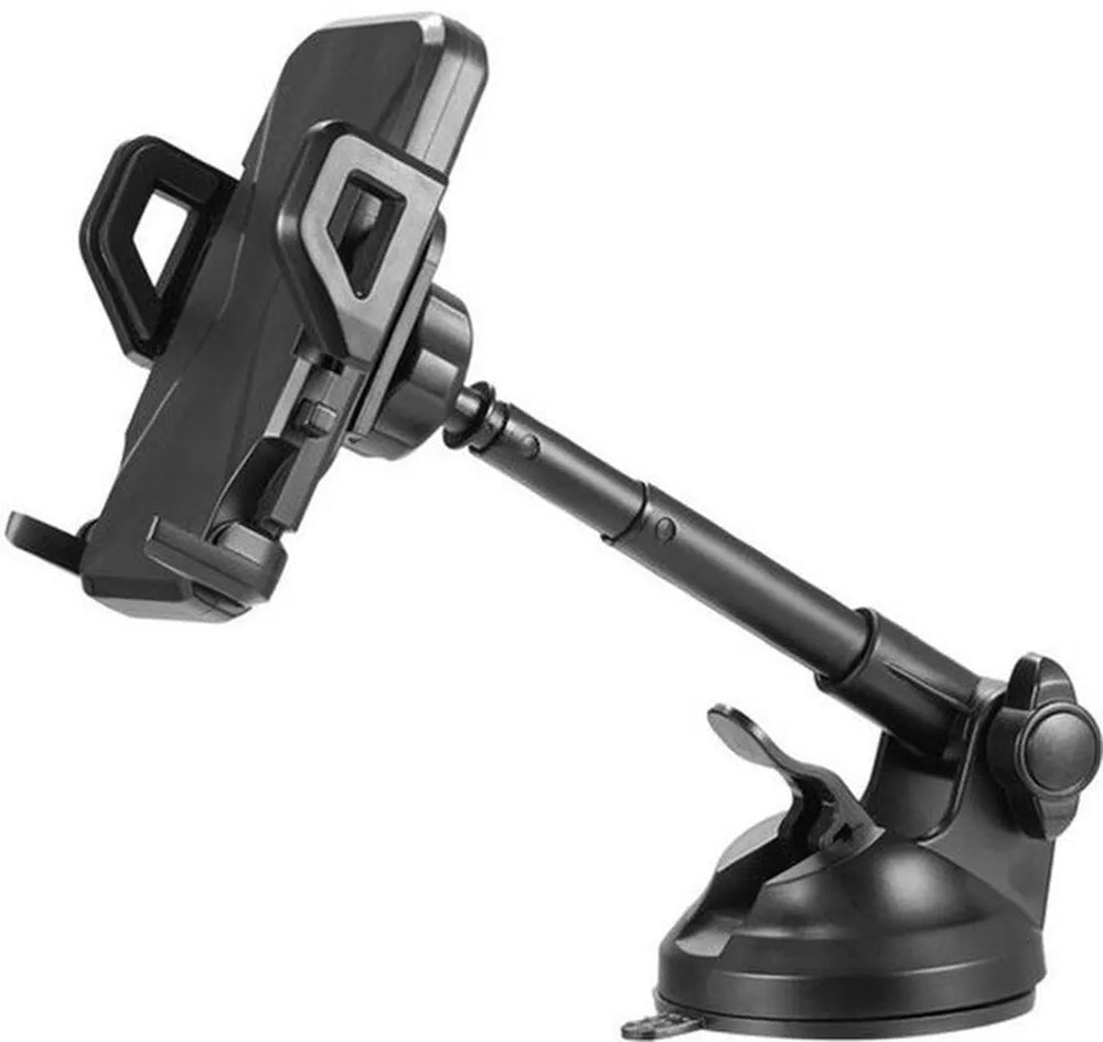 Telefoonhouder auto – Stevige zuignap – Voor raam of dashboard – Universeel GSM houder – Zwart-Ilumina Benelux