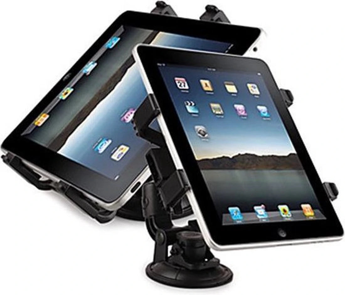 Tablethouder auto – 360° draaibaar voorruit & dashboard – Voor 7-11 inch tablets en grote smartphones – Zwart