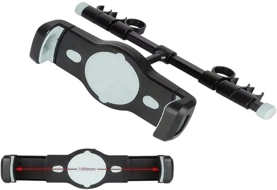 Tablethouder auto hoofdsteun – Universele autohouder – 360° draaibaar – Voor smartphone & tablet tot 10,5 inch – Zwart