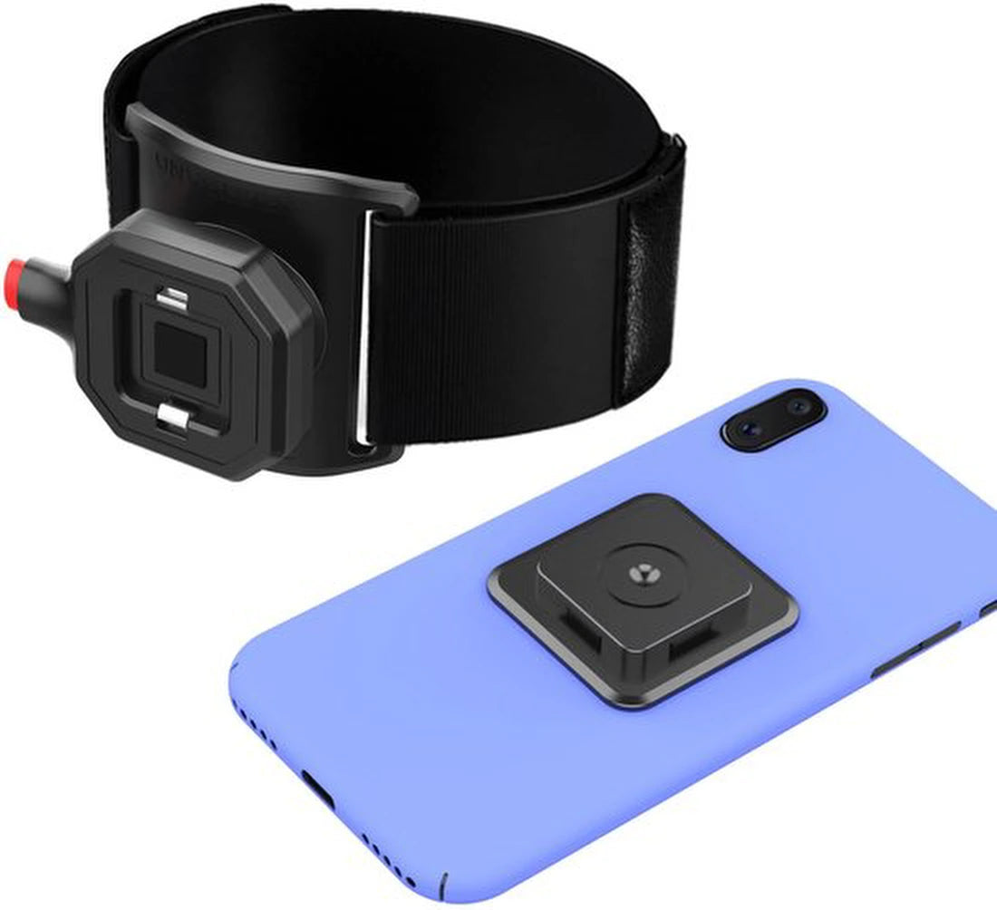 Samsung Galaxy S23 Hoesjes – Sportarmband met Magneet – Hardcase Backcover – Pols/Arm Bevestiging – Zwart