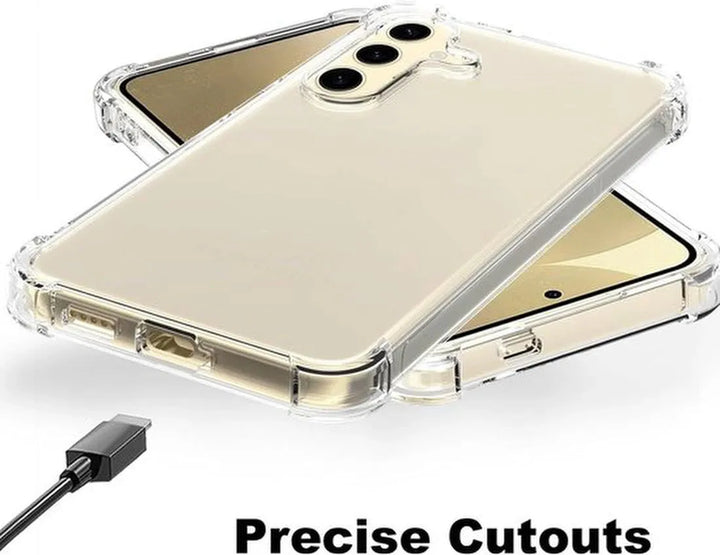 Samsung Galaxy S25 Hoesjes – Siliconen Backcover – Schokbestendig – Transparant-Ilumina Benelux