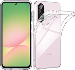 Soft Backcover Hoesje Geschikt voor: Samsung Galaxy S24 FE / Galaxy S25 FE Silicone Transparant
